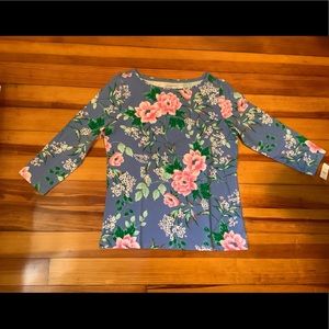 Talbots Floral Top (NWT)